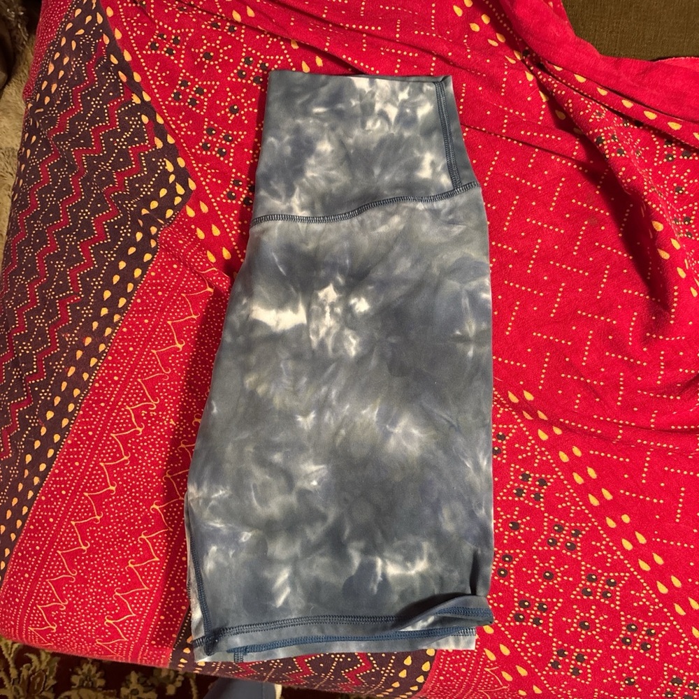 Blue Tie-Dye Women's Shorts